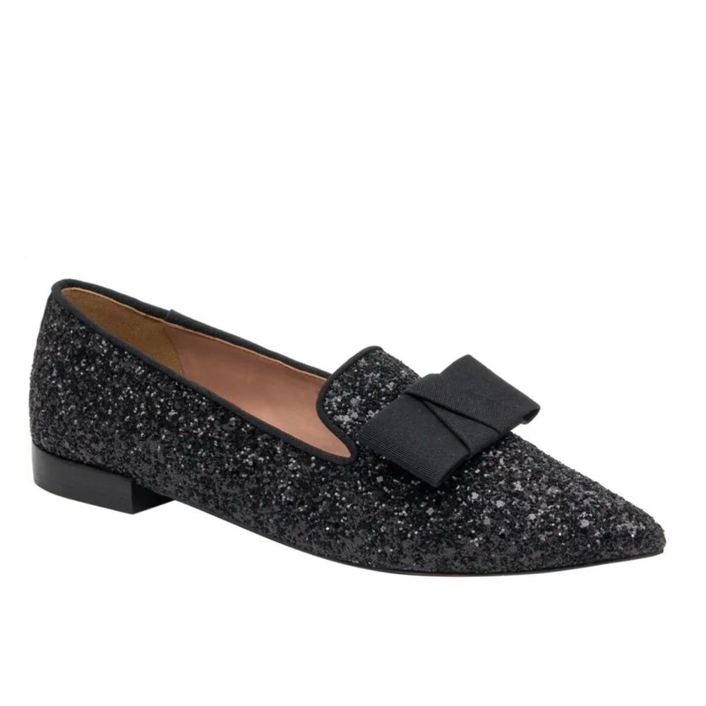 Kensie Black Glitter flat fits like between 6.5 to 7 narrow, run tight on sides